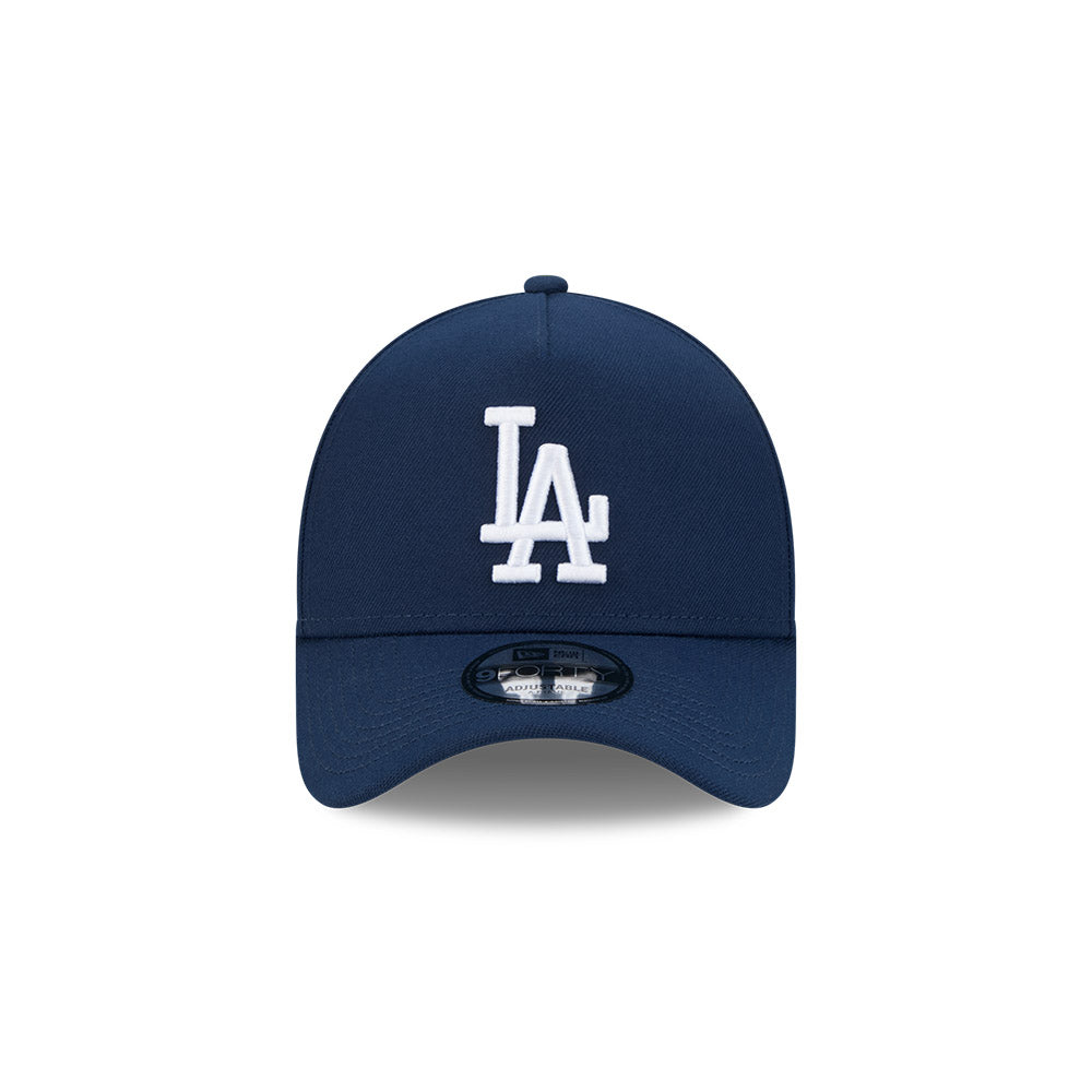 LA Dodgers Hat - Oceanside Blue Repreve 9Forty A-Frame MLB Snapback Cap - New Era